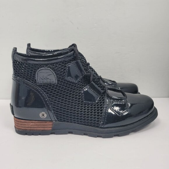 Sorel Women's Black Major Ankle Boots NL2165-010 US Size 6 - Picture 1 of 7